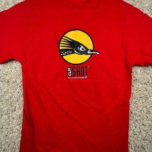 Vintage Clif Shot Shirt Men Large Red Tee Natural Energy Gel Running Lofteez Tee